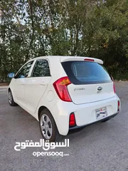  6 # KIA PICANTO ( YEAR-2017) WHITE COLOR HATCHBACK CAR FOR SALE