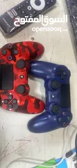  3 PS4 slim with 2 controllers and 5 games with box
