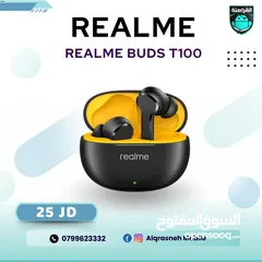  1 سماعة Airpods Realme buds T100