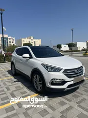  1 Santa fe 2016  NO:1 Full option GCC - 4*4 very very clean car  Oman agency