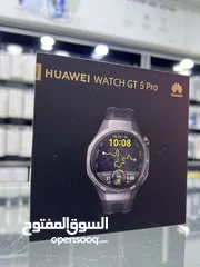  1 Huawei WATCH GT 5 PRO (46mm) ساعة هواوي الاصلي جيتي 5 برو قياس 46 مم  لون اسود انيق و مميز للغاية