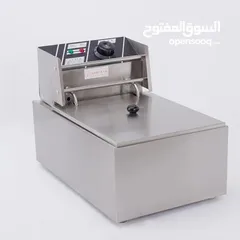  2 قلاية البطاطا والبروستد الكهربائية  6  لتر زيت بكفالة سنة