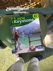  1 للبيع: كتب New Keystone صف الثامن – نسخة C بحالة ممتازة ونظيفة مع ملخصات مجانية!