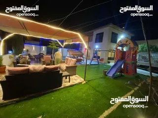  6 شاليه فاخر اطلالة رائعه جرش سعر مغري