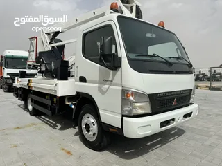 14 For sale Mitsubishi canter fuso model 2013 with oil & steel 2112 smart snake manlift 21 meter