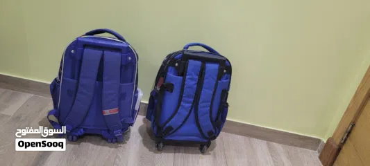  16 حقيبة اولاد مدرسية ذات جودة عالية و استعمال و حفاظ على الحقيبة بحالة ممتازة شبه جديدة و لا عيوب