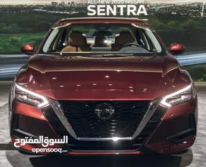  4 بحالة الوكالة Nissan Sentra sv 2020