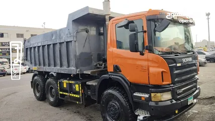  2 Scania 6x6 Tipper Truck 2011 model