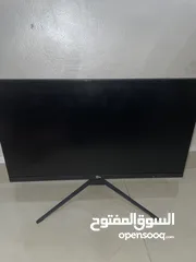  1 شاشة 22 بوصه بحاله ممتازة للغاية