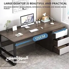  2 مكتب دراسه باللون البني محروق بسعرر اقل من السعر ،، للطلب من خلال رقمي الوتس