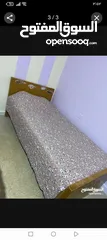  5 تختين حديد + تخت خشب زان  للبيع
