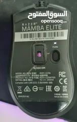  8 Keyboard Razer Blackwidow Elite + Mouse Mamba Elite + Mousemat Firefly