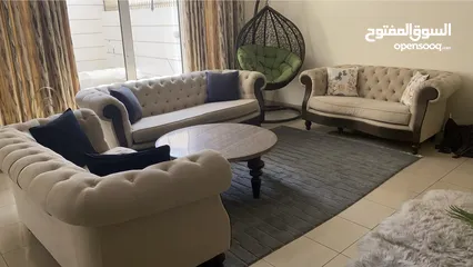  3 3 sofas and 1 big table