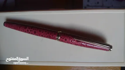  4 قلم حبر ياباني قديم ريشة ذهب عيار 18