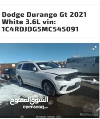  1 دودج دورانگو ابيض 2021