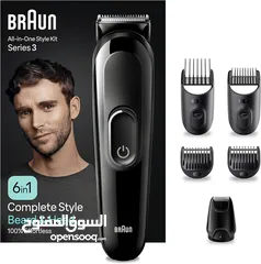  1 ماكنة حلاقة براون الاصليه وارد امريكا Braun 6-in1 All in One