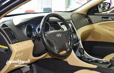  8 هيونداي سوناتا هايبرد فل ليمتيد أعلى صنف وارد وصيانة الوكالة Hyundai Sonata Hybrid Limited 2015