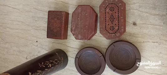  28 مجموعة اكسسوارات خشبيه