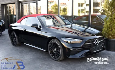  25 مرسيدس سي ال اي كشف نايت بكج مايلدهايبرد موديل2024 Mercedes CLE200 Convertible AMG Kit Night Package