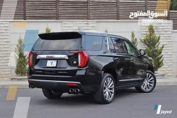  3 GMC Yukon Denali 2022 جي ام سي يوكن دينالي للبيع بحالة الوكالة تحت الكفالة2027