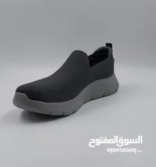  1 Skechers go walk flex men charcoal/black shoes size 43