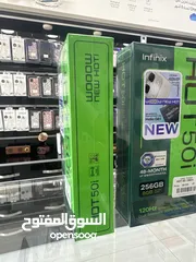  7 Infinix Hot 50i (256GB) 4+4 GB RAM انفينكس كفالة الوكيل سنة كاملة جديد مسكر بالكرتونةhot 50i