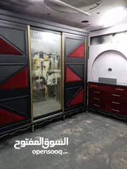  5 غرفه  نوم مميزه  بالاتنجيد الاحمر  وخشب  لاتيه 18  ثقيل ل