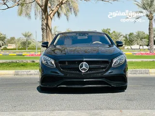  3 MERCEDES S63 AMG COUPE 2016 black edition