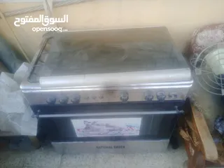  7 غاز وفرن مستعمل بسعر. مغري بحاله جيده النوع national green