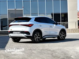  10 تم وصول BYD YUAN PLUS البطارية الكبيرة فحص كامل لون سلفر مميز بي واي دي يوان بلس عداد قليل