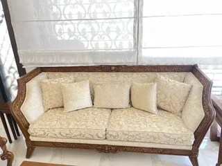 2 غرفة ضيوف زان صولد حفر يدوي 9 مقاعد صناعه محلية من معرض لجاسي السعرعند الشراء 4800 السعر المطلوب600