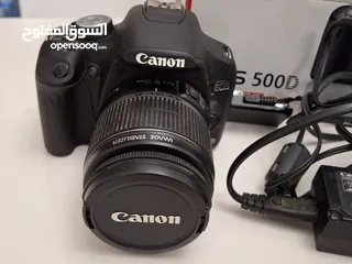  1 كاميرا كانون eos 500d