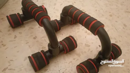  1 push-ups stand & leg weights