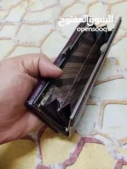  9 محفظة جلدية فاخرة وانيقة كونكورد Concorde للسيدات قابلة للطي مصنوعة من الجلد الأصلي الطبيعي 100 ٪