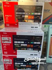  2 شاشات TCL كافة الاحجام والموديلات والتوصيل مجاني داخل بغداد