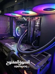  6 كومبيوتر بموصفات عالية 9800x3d +RTX 4090 بحالة ممتازة جدا