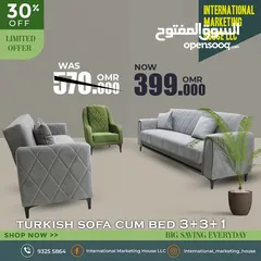  3 Turkish Sofa Set - طقم كنب تركي