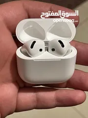  18 أختار الأصلي وريح راسك النسخة الأحدث والأقوى  بطارية تصل إلى 5ساعات من الأستخدام Apple AirPods 4 AN