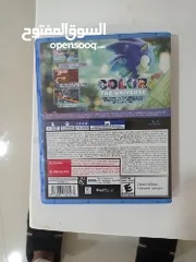  2 شربط لعبة sonic colors ultimate ps4