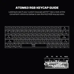  11 Fantech Atom63 MK859c Mechanical Gaming Keyboard & Mouse Arabic/English