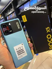  1 مستعمل ايام poco X5 5G رام 16 جيجا 256 مكفول بالشركة أغراضة والكرتونه الأصلية متوفر توصيل