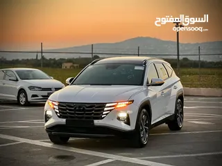  3 هونداي توسان 2023/ فل الفل فتحة سقف بانوراما  2x4 ///240Hp بنزين + كهرباء  ( Haybrid) 1600cc
