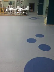  6 ارضيات . PVC . رولات وشرحات . فينيل للمستشفيات والحضانات والنوادي الرياضية  وروضات مصانع مراكز إعاقة