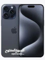  3 IPhone15 Pro Max Blue titanium (256 GB),New in Box اي فون 15 برو ماكس 256غ، جديد بالعلبة، ازرق/كحلي