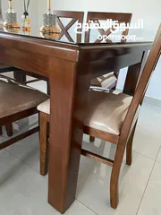  7 طقم سفرة بحالة الجديد