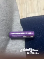  2 Working used efest battery 3000 mAH for bape