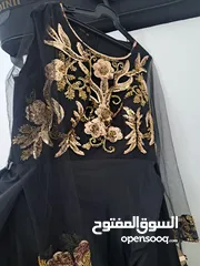  3 فستان سهرة بحاله ممتازة