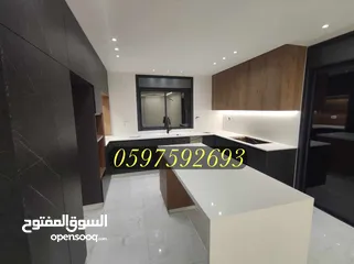  3 شقة فاخرة - تشطيب شخصي للبيع رام_الله _ الطيرة - ديكورات جبصين + مطبخ- 200,000 $