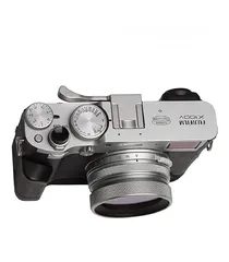  1 غطاء معدني حامي لعدسة الكاميرا مع فلتر متعدد الطبقات للحماية من الأشعة فوق البنفسجية Haoge LUV-X54W