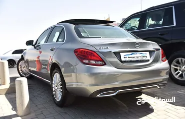  2 مرسيدس سي كلاس 180 بحالة الوكالة Mercedes C180 2015
